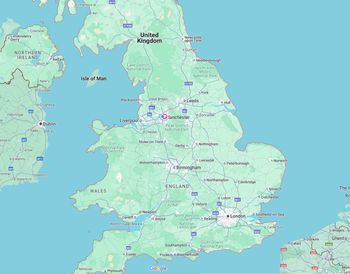 Service area map